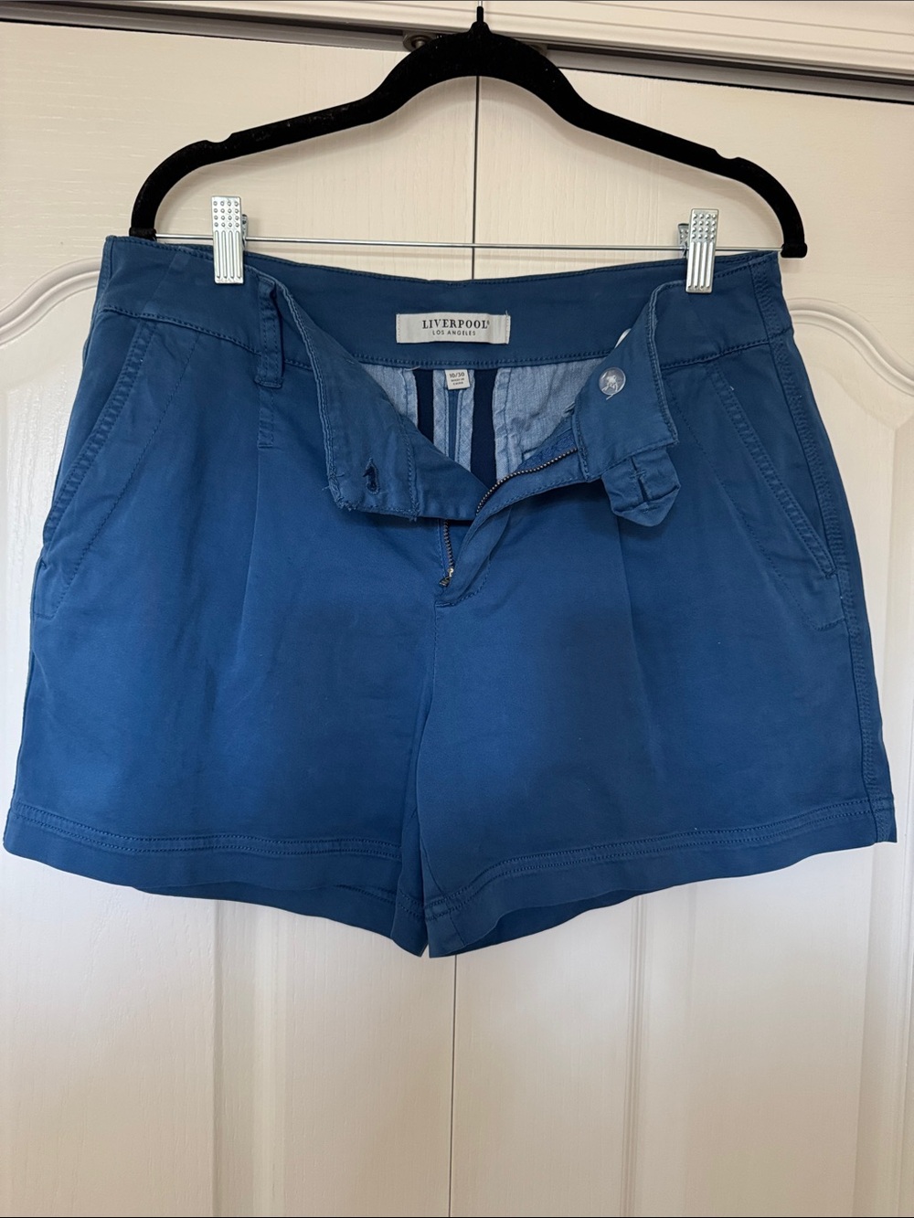 Liverpool Women's Blue Casual Shorts